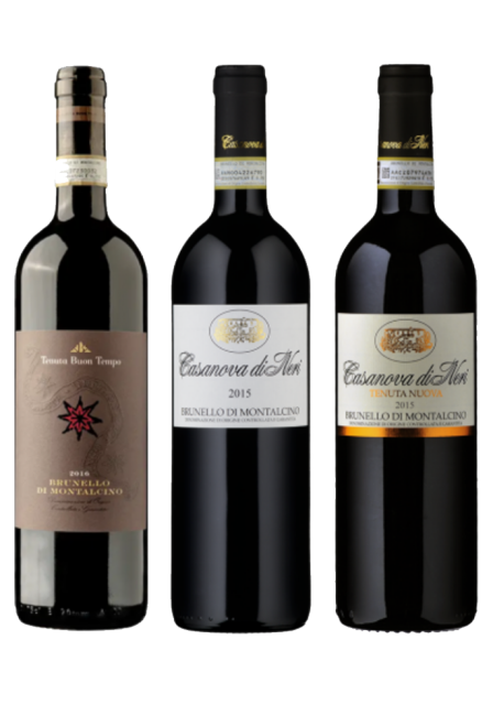 Trio Brunello di Montalcino